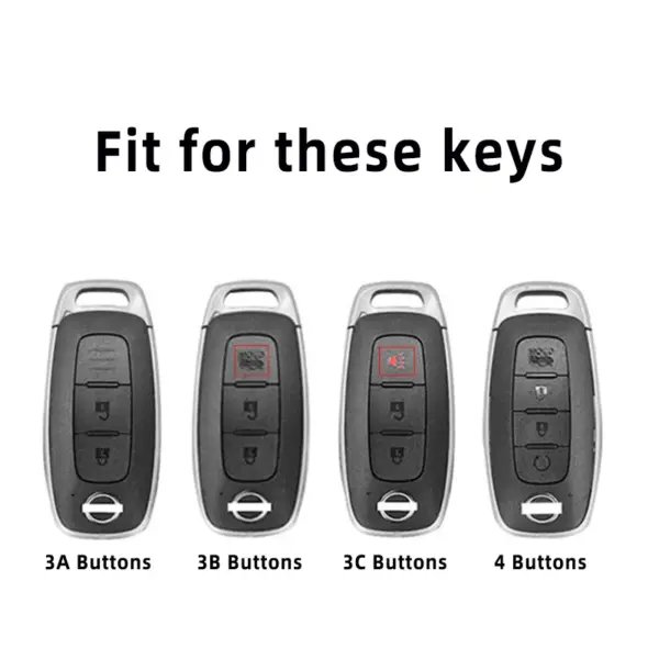 Shell Fob Accessories For Nissan X-trail T33 Qashqai 2022 J12 Ariya Altima Teana 2022 2023 2023 Juke Soft TPU Car Key Case Cover - Image 2