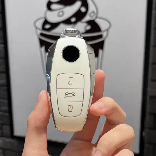 For VW Volkswagen Touareg 2017 2018 2019 2020 2021 Soft TPU Car Key Cover Case Shell Fob Holder Keychain Protector Accessories - Image 3