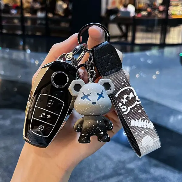 For VW Volkswagen Touareg 2017 2018 2019 2020 2021 Soft TPU Car Key Cover Case Shell Fob Holder Keychain Protector Accessories - Image 4