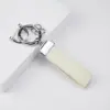 white keychain 2