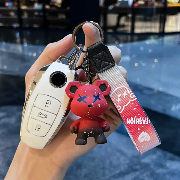 For VW Volkswagen Touareg 2017 2018 2019 2020 2021 Soft TPU Car Key Cover Case Shell Fob Holder Keychain Protector Accessories - Image 5