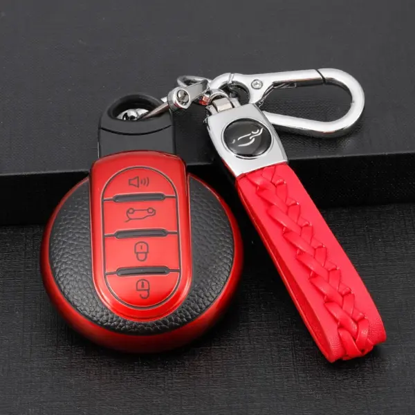 Shell Fob TPU Car Key Case Cover Keychain For BMW Mini COOPERS ONE JCW S Roadster F56 F55 F54 F57 F60 R55 R56 R57 R58 R59 R60 - Image 5