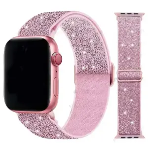 Scrunchie Strap for Apple watch Ultra 49mm band 45mm 44/40mm 41mm Adjustable Nylon solo Loop bracelet iWatch serie 4 5 se 6 7 8