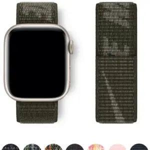 Nylon Strap For Apple Watch Band Ultra 2 49mm 45mm 44mm 41mm 40mm 42mm 46mm Sports Loop Bracelet iWatch 10 9 8 se 7 6 5 4 Correa
