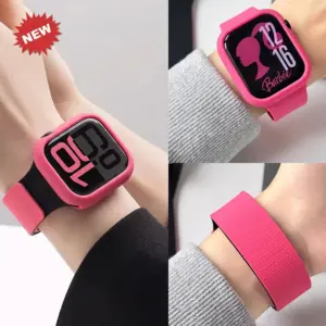 Silicone Magnetic Strap+Case For Apple Watch Ultra3 Band 49/45/44/40/42/46/41/38mm Bracelet For IWatch Series11 10 SE 9 8 7