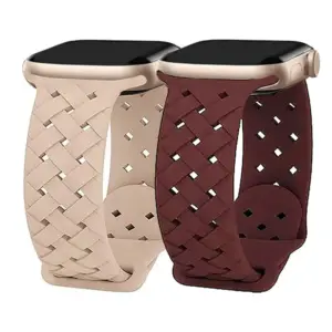 Braided Strap For Apple Watch Band 44mm 40mm 45mm 49mm 41mm 42mm Breathable Correa Bracelet iWatch Series 8 7 SE 3 4 5 6 Ultra
