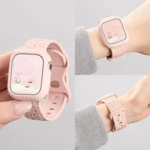 Candy Silicone Case+Strap For Apple Watch Series S10 9 8 7 49mm 46mm 45mm 41mm SE 6 5 4 44mm 42mm 40mm 38mm iwatch Ultra 2 49mm