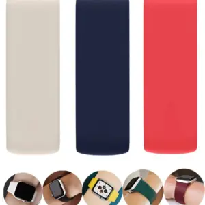 Solo Strap for Apple Watch Band 44mm 45mm 41mm 40mm 42mm Ultra 2 49mm Silicone bracelet correa iwatch series 9 6 5 3 4 SE 7 8