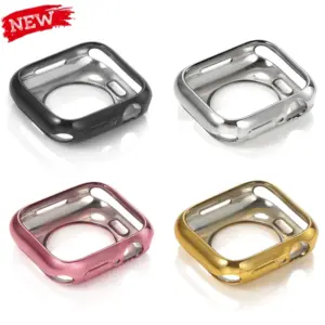 TPU Hollow Case for Apple Watch Series 11 42mm/46mm Soft Full Coverage Bumper Shell Protective Cover for iWatch S10 Accessories