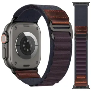 Alpine Loop Band Leather Strap for Apple Watch Ultra 3 49mm 46mm 44mm 40mm 45mm 41mm 42mm For iWatch Series 11 10 9 8 7 6 5 SE 3