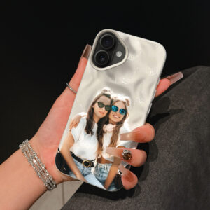 Phone Case - Custom Phone Cases DIY Creative Personalized Phone Cases with Colorful Wave Patterns, Shockproof And Durable Soft Cases Suitable for Iphone 17/16/15/14/13/12/11/Pro/Promax/Plus. Customizable Cute Couple Phone Cases