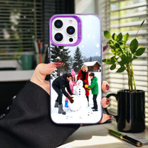Phone Case: DIY Custom Silvery Glitter Phone Case, Drop-Proof and Shock-Resistant Personalized Phone Case. Customizable with Cute Couple, Family, or Pet Pictures and Patterns. Suitable for Realme 10/11/11x/Narzo 60x/Narzo 60 Pro/12/C65/Narzo