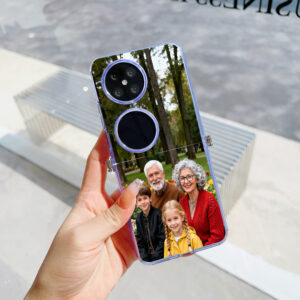 Phone Case - DIY Custom Phone Case Semi-Transparent Folding Phone Case Personalized Custom Couple Photo Pattern Phone Case for Motorola Razr40/ RAZR40 ULTRA /Razr50/ Razr50 Ultra /RAZR60 ULTRA Custom Cute Creative Personalized Picture Pattern Phone